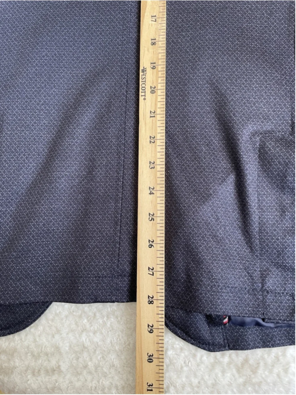 Johnston & Murphy Blazer Mens Small Navy XC4 Extreme Comfort City Travel Jacket